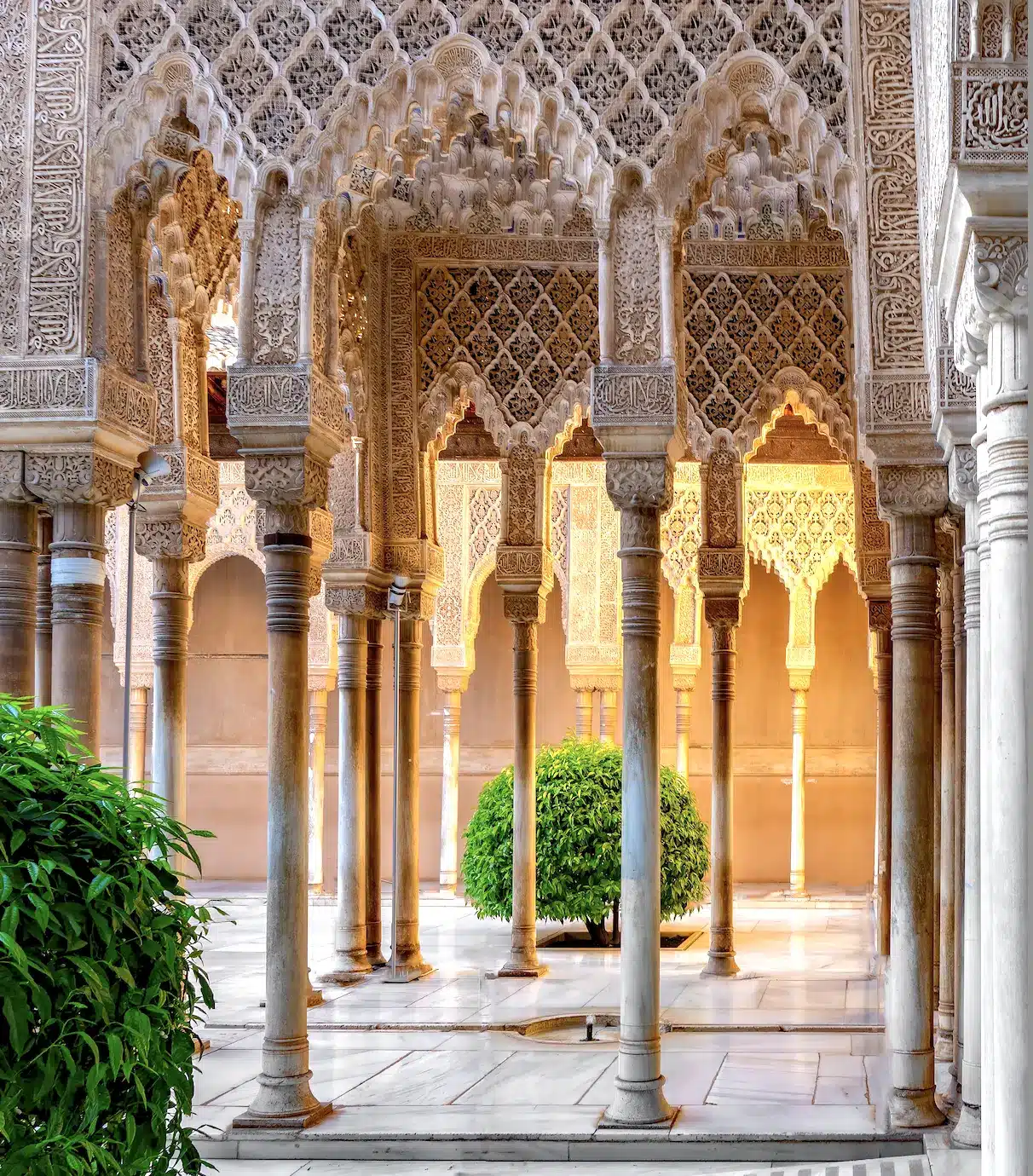 Granada, Spain is home to Alhambra, a centuries-old castle.